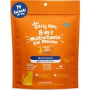 Zesty Paws 8- in-1 Multivitamin Cat Vitamíny a doplňky Mousse - Cat Vitamíny pro vnitřní kočky - Zdravý lék Squeeze Up pro gut, imunitní, srdce, kůže & Coat Support - Chicken 14ct