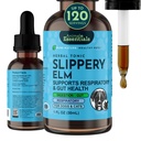 Zvířecí Essentials Slippery Elm - Slippery Elm Bark Anti Diarrhea Kapky pro psy a kočky, Organic Herbal Extract for Health Gut, Digestive & Throat Support, Helps Acid Reflux, Liquid Installa- 1 fl oz