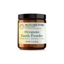 Dr. Clark Oregano Tooth Powder - 3oz, přírodní ústní zdraví a bělení zubů Formule