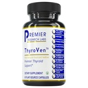 Premier Research Labs ThyroVen - Podpora štítné žlázy pro ženy, Podpora štítné žlázy pro muže, Příplatek štítné žlázy, Podpora štítné žlázy Komplex s Naturally- Sourced jód - 60 Kapsle