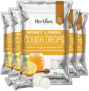HERBION Natural Kašel Kašel Kašel s medem Lemon Flavor, Dietní dodatek, Mýdlo Kašel, pro dospělé a děti nad 6 let, 125 Lozenges, balení 5