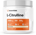 Bucked Up L- Citrulline 3000mg Powder, Essentials (100 Servings)