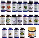 Hekma Center doplňky Balíček pro MS - 18 léčivých bylin a sidr Med s Royal Jelly - 100% přírodní, čisté organické - Vegan - doplňky pro M.S