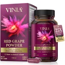 VINIA 12- Hodina dlouhotrvající Piceid Resveratrol dodatek. Booster oxidu dusnatého. Podporuje srdeční zdraví, krevní tok, zvýšení kyslíku Superfood Powder, Keto Friendly. Vegan & Non- GMO. 30 denní dodávka
