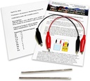 Koloidní stříbrný vodič 99,99% čistý 12- Gauge (0,08 v. / 2.06 mm) Sada (2) 4- Inch Ruds + Mini / Cestovní generátor - Obsahuje Wires + Kompletní instrukce