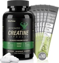 150 Tobolky + 10 Pack Electrolyte Kombinace, a 200 Tobolky Příplatek pro svaly, Energie, Recovery, Gluten- Free Creatine pro ženy, muži