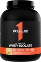 Článek 1 Protein R1 Syrovátka - 25g proteinu a 6g BCAA exkluzivně z izolovaných a hydrolyzovaných zdrojů pro obnovu cvičení (5 liber *, Banana Crème)
