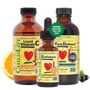 Dětský život ESSENTIALS Imunitní podpora 3- Pack - tekutý vitamin C, první obrana, a Echinacea - imunitní posílení doplňky pro kojence, Toddlers, a děti