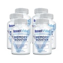Výzkum ověřený Paměťový Booster - Nootropní dodatek - Vylepšení poznávání a paměť - Lion 's Mane, Ginkgo Biloba, BioPerine - 6 Měsíční dodávky - Non- GMO - Made in USA