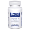 Čisté enkapsulace Vitamin A - 3000 mcg - z Cod Játra Oil - Imunitní a Vision Support * - Vitamin A Palmitát Dodatek - Non- GMO - 120 Softgel Kapsle