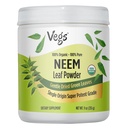 Organic Neem Leaf Powder - Freeze Sured True Green Neem Leaves Powder - Podporuje růst vlasů, kůže & Gut zdraví, čištění, imunita - 9 oz