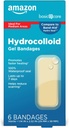 Basic Care Advanced Family Healing Hydrocoloid Gel Bandages, Large, 6 ct