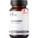 Designy pro zdraví Insomnitol Kapsle - Spánková pomůcka pro dospělé s melatonin, L RomânTheanine + 5-HTP - Calming Herbs Valerian, Lemon Balm + Passionflower - Vegan + Non- GMO Spánkový dodatek (60 Kapsle)