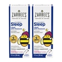 Zarbee děti Sleep Supplement Liquid s 1mg melatoninu; Drog- Free & Efektivní; Snadné vzít přírodní Berry Flavor pro děti věku 3 a nahoru; 1 Fl Oz láhve, balení po 2