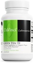 DaVinci Labs Green Tea-70 - Dietní dodatek k podpoře imunitního systému, kardiovaskulárního zdraví a cholesterolu zdraví - Se zeleným čajem Extract - Decaffeinated - gluten- Free -60 Vegetariánské kapsle