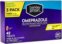 berkley jensen Omeprazol 20 mg opožděné uvolňovací tablety - Heartburn Medicine - Acid Reducer pilulky - Léky Časté Heartburn - 3 x 14denní kurzy, 42 Počet celkem (balení po 1)