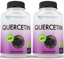 DOKTOR DOPORUČUJE DOPORUČENÉ DOPLŇKY Quercetin 1000mg per Serving - dodatek k vitamínu, (Veganské 124; Non- GMO) (120 vegetariánských kapslí, balení po 2)