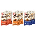 CLIF Nut Butter Bar - Variety Pack - Arašídové máslo plněné energetické bary - Non- GMO - USDA Organic - Plant- based - Low Glycemic - 1.76 oz. (12 Počet)