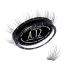 Lashify Zesilovat 12 mm GossamerDIY Eylash Extensions Refill, Black, Easy False Eyelass for a Natural Look
