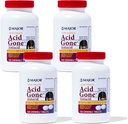 Hlavní kyselina odešla Extra Síla Antacida Žvýkací tablety - Anti- kyselá úleva - kyselá refluxní medicína pro dospělé - Upset Stomach, kyselé požití, a Heartburn Relief - Long- Lasting - 100- Počet (4 balení)