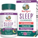 MaryRuth Organics Melatonin Gummies PHAR124; 5mg uspávací gumy s vitaminem B6 PHAR124; Made with Organic Cane Sugar PHAR124; Relaxation & Sleep Support for Dospělí 124; Vegan GAMP124; Non- GMO GAMP124; Gluten Free PHAR124; 60 Count