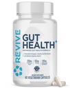 Revive MD Gut Zdravotní doplňky pro muže a ženy - Denní Gut Opravy a dietní zdravotní podpora Formule s tymiánem, Oregano & Mléko Thistle - Vegan- Friendly, Gluten- Free - 60 Vegetariánské kapsle