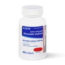 MAJOR Docusate Sodná sůl 250 mg, extra síla Stodola Softener Laxative for Occasional Concurrency Relief - Stimulant current, 100 Softgels (1 balení)