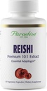 Paradise Herbs Reishi, Essential Adaptogen, Super Potent, Ultra Pure, Non- GMO, Vegan, Gluten Free, 60 Vegetariánské kapsle