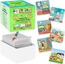 Sekvence pro děti denní rutinní karty Speech Therapy Material Social Development and Sentence Building for Kids ABA Therapy Material Speech Therapy Game English Language Bilingual Learners ESL