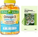 Jarní údolí Omega33 z Fish Oil 2000 mg, Maximální péče, 120 Počet + Exkluzivní VitaMax vitaminový průvodce (2 položky)