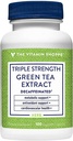 Vitamin Shoppe Triple Strength Green Tea Extract 750mg Kapsle s EGCG - Přírodní antioxidant na podporu metabolismu tuků - Boj bez radikálů - bez kofeinu (100 Vegetariánské Kapsle)