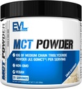 Eluce Nutrition MCT Powder - Keto Supplement - MCT Oil Powder - 10G Medium Chain Triglycerides - Mozek & Tělesný energetický nápoj - Příplatek mastných kyselin - Vegan & Non- GMO - 20 Služeb - Neochucené