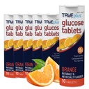 Tablety s glukózou TRUEplus, Orange Flavor - 6X 10ct Tubes