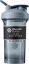 BlenderBottle Shaker Lahvička Pro Series ideální pro proteinové třepání a předcvičení, 24-Ounce, Full-Color Grey