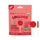 Lolleez Organic Lollipops for Kids Sore Throat Relief, Variety Pack Perfect for Soothing A Sore Throat While Tasting Great, Strawberry, Watermeloun & Orange Mango, 28 Count