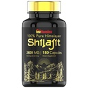 Tnvitamíny Shilajit Kapsle 2400 MG - 180 Kapsle 124; 100% Čisté Himalájské Shilajit Kapsle pro muže a ženy 124; Shilajit Resin Dodatek 124; Tři měsíce dodávky! 124; Non- GMO, gluten- bez