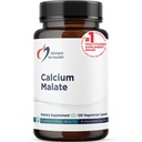 Designy pro zdraví vápníku Malate - 500mg vápníku Malate Chelate + vitamín D (D3) Kostní podpůrný doplněk pro ženy + muži - Non- GMO (120 kapslí)