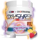 EHP Labs x Ghostbusters OxyShred Pre Workout Powder & Shredding Dodatek - Předcvičení prášek s acetyl L karnitin, Energy Boost Drink - Proton Plasma, 60 Služební