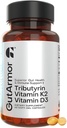 Gut & Heart Health + Imunitní Podpora 124; 2 Měsíční dodávky 124; 60 Soft Gel Kapsle 124; Čistá Butyrate 350mg & Vitamin D3 2000IU & Vitamin K2 120mcg Vitamin 124; Heart Health 124; Gastrointestinální podpora