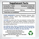 Nejlepší Naturals L- Carnitin 1000mg & L- glutamin 1000mg