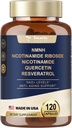 Totaria (1 balení) NMNH (Dihydronikotinamid Mononukleotid) Dodatek w / Niacinamid (vitamin B3), Trans- Resveratrol, pro anti aging, Energy, Focus