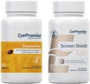 Eyepromise zeaxanthin oční vitamin a plátno štít dospívající žvýkací oční vitamín