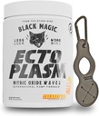 Black Magic Ecto plasma - Sherbet Pop - ruční čerpadlo zapalovač, zvýšená hydratace a vaskularita (400g, 20 koloběžky) s Enbanc Health Keychain