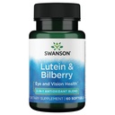 Swanson Standardizované Lutein & Bilberry 60 Sgels