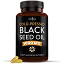 NOVÉ ŽIVOČIŠNÉ OLEJE Softgel Kapsle - Premium Cold- Pressed Nigella Sativa Producing Pure Black Cumin Seed Oil - Non- GMO & Vegetarian (60 Softgels)