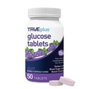 Tablety s glukózou TRUEplus ®, Grape Flavor - 50ct Lahvička