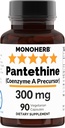 MONOHERB Pantethine 300 mg v jedné tobolce - 90 Vegetariánských tobolek