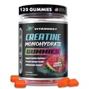 Kreatine Gummies 5g- Natural Creatine Monohydrát pro muže a ženy - Delicious Jahodový meloun Flavor- Zvyšovat sílu, energie a svalnatý růst - Vegan Pre Workout Gummies - Vyrobeno v USA