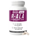 NERVE RENEW R- ALA Stabilizované R Alpha Lipoic Acid 600mg Nerve Supplement 60 Kapsle