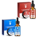 Sandalwood Beard Růstový olej s 2X Koncentrace Biotin pro muže a Vanilla Beard Růstový olej s 2X Koncentrace Biotin pro muže Přirozené ingredience & Thickens Facial Hair Growth
